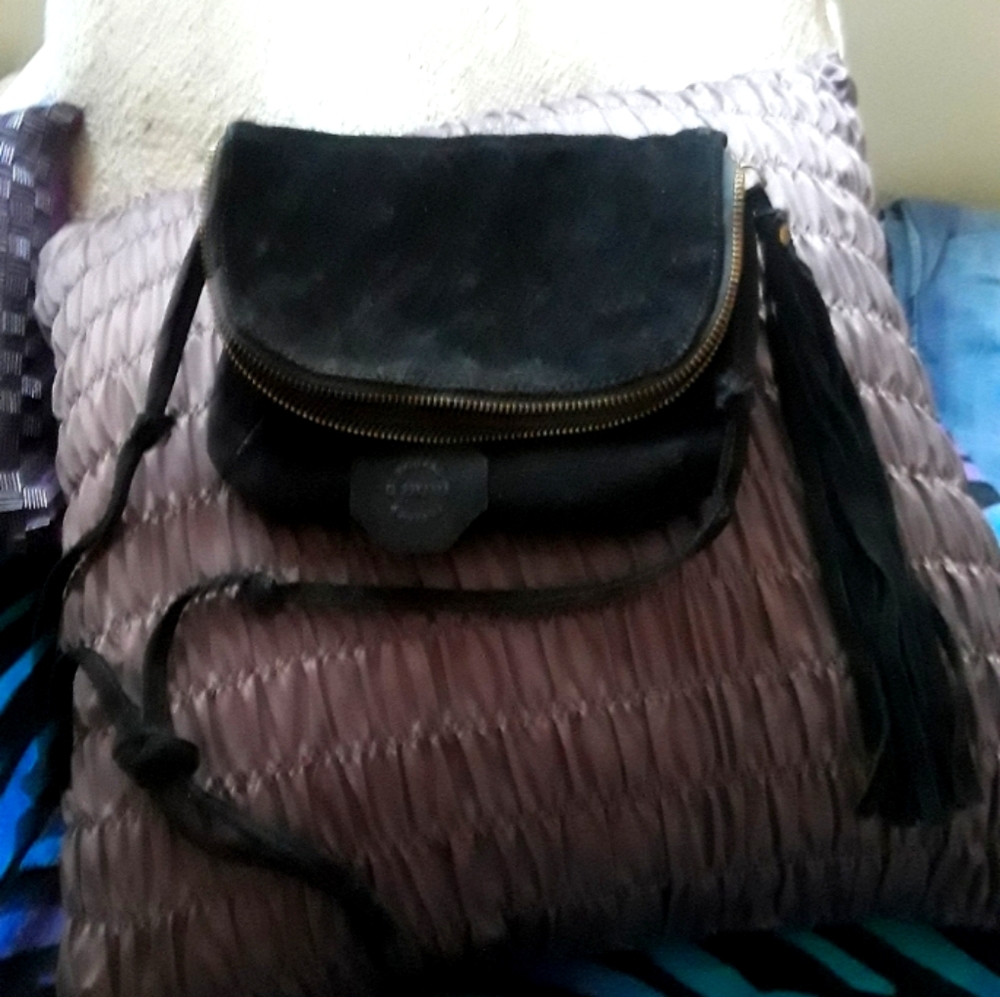 Suede Fringed H&M Purse ♡